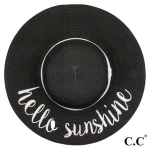 Hello Sunshine Floppy Beach hat